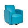 Swivel Glider Leather Match Chair (B0102-6120-695) image 1