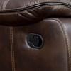 Pollux Reclining Leather Look Loveseat (CM6981BR-LV) image 2