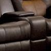 Pollux Reclining Leatherette Loveseat with Console (CM6864-LV) image 2