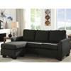 Erin Fabric 2 pc Sectional (CM6593GY) image 1