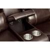 Ruth Reclining Leather Match 3 pc Sectional (CM6783BR-SECTIONAL) image 4