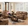 Richmond Reclining Fabric and Leather Look Sofa (415-42 8337-15) image 3