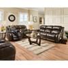 Apostle Power Reclining Leather Match Loveseat with Console (170-57-21) image 2