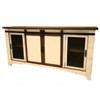 Terra TV Stand with Cable Management (VSERU-TW-BARN11/72 WHITE) image 1