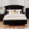 Alzire King Upholstered Platform Bed (CM7150BK-EK-BED) image 1
