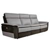 Laertes Power Reclining Fabric and Leather 3 pc Sectional (8318-3PW*) image 2