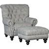 Stationary Fabric Chair (9310F40 Chair - Holloway Stone) image 2