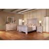 Terra White California King Panel Bed (IFD1022HDBD-EK/IFD1022FTBD-EK/IFD1022RAIL-MCK) image 2