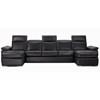London Reclining Leather 3 pc Sectional (LONDON-011/LONDON-079/LONDON-005-Sergio Leone Dark Grey) image 1