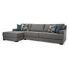 Fabric 2 pc Sectional (2702-09/2702-16) image 1