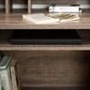 Versa 12109 Computer Office Desk with Hutch - Weathered Oak image 4