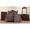Medio Rope and Star 1-Drawer Nightstand (BUR013RR MEDIO) image 2
