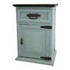Turquoise Washed 1-Drawer Nightstand (VSERU-PT-BUR1R TURQ) image 1