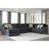 Mobilier modulaire 4-pièces Eltmann en tissu (4130316/4130346/4130334/4130349) image 3