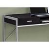 I 7366 Computer Desk - Cappuccino/Silver image 3