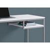 I 7368 Computer Desk - White/Silver image 3