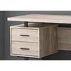 I 7418 Computer Desk - Taupe/Black image 3