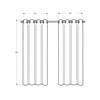 I 9818 2 pc Curtain Panel - Ivory image 5