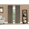 I 9827 2 pc Curtain Panel - Taupe image 3