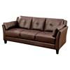 Pierre Stationary Leatherette Sofa (CM6717BR-SF-PK) image 3