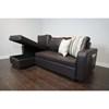 Julia Polyurethane Sleeper Sectional (Julia - BROWN) image 2