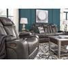 Turbulance Power Leather Look Recliner (8500113) image 10