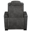 Turbulance Power Leather Look Recliner (8500113) image 4