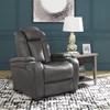 Turbulance Power Leather Look Recliner (8500113) image 5
