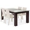 Corner Dining Table with Glass Top (CNC 3860 EXT2) image 1