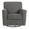Alcona Swivel Glider Fabric Accent Chair (9831042) image 1