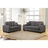 Stationary Fabric Loveseat (HH8855 Loveseat - Gray) image 3