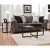 Simmons Stationary Fabric Sofa (Simmons 6485 Sofa - Pewter) image 3