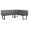 Hanlon Corner Bench Dark Grey image 2
