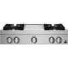 Plaque de cuisson à gaz Rise de 36 po avec plaque chauffante infusée de chrome (JGCP536HL) image 1