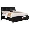 Castor California King Platform Bed with Storage (CM7590BK-CK-BED) image 1