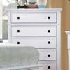 Castor 5-Drawer Chest (CM7590WH-C) image 2