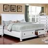 Castor Queen Platform Bed with Storage (CM7590WH-Q-BED) image 2