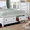 Castor Queen Platform Bed with Storage (CM7590WH-Q-BED) image 4