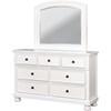 Castor Dresser Mirror (CM7590WH-M) image 2