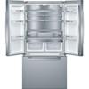 36-inch, 21 cu.ft. Counter-Depth French 3-Door Refrigerator with VitaFreshPro™ Drawer (B36CT80SNS) image 4