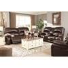 Hallstrung Power Reclining Leather Match Loveseat (U5240218) image 16