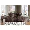 Game Zone Power Reclining Leather Look Sofa (3850115) image 3