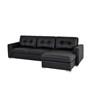 Shelby Leather 2 pc Sectional (Shelby 1015-Y6 2 pc Sectional - Black) image 2