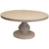 Round Bonaza Ivory Counter Height Dining Table with Pedestal Base (IFD4151RNDTP/IFD4150RNDBA) image 1