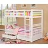 California CM-BK588T-WH Twin/Twin Bunk Bed image 1
