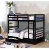 California CM-BK588T-BK Twin/Twin Bunk Bed image 1