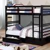 California CM-BK588T-BK Twin/Twin Bunk Bed image 2
