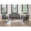 Damala Stationary Fabric Accent Chair (1138GY-1) image 5