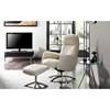 Q05 Swivel Leather Recliner (50005-02-ALLEGRO-CANVAS) image 1