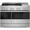 Noir 48-inch Professional-Style Gas Range with Chrome-Infused Griddle and Infrared Grill (JGRP748HM) image 1